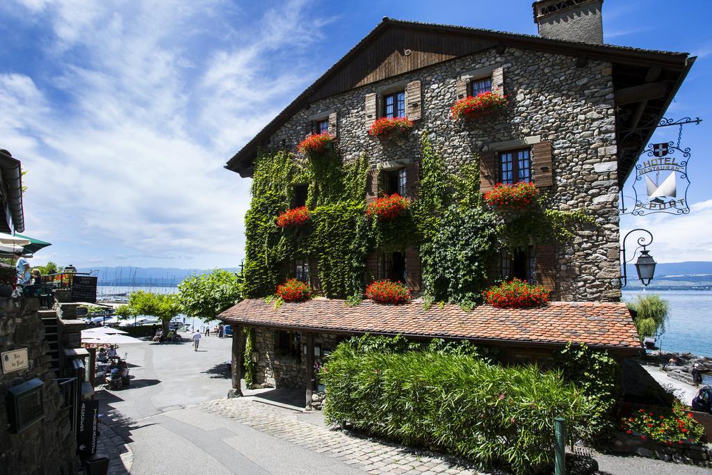 Hotel Restaurant Du Port Yvoire Buitenkant foto